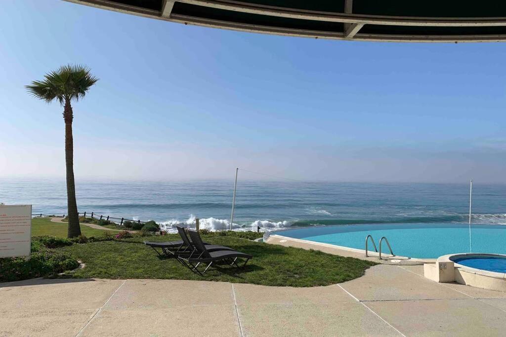 Beachfront Condo Close Puerto Nuevo, Papas, And Valle De Guadalupe Rosarito Exteriör bild